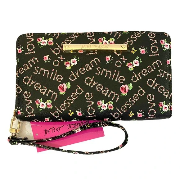 Betsey johnson purse and shop wallet set
